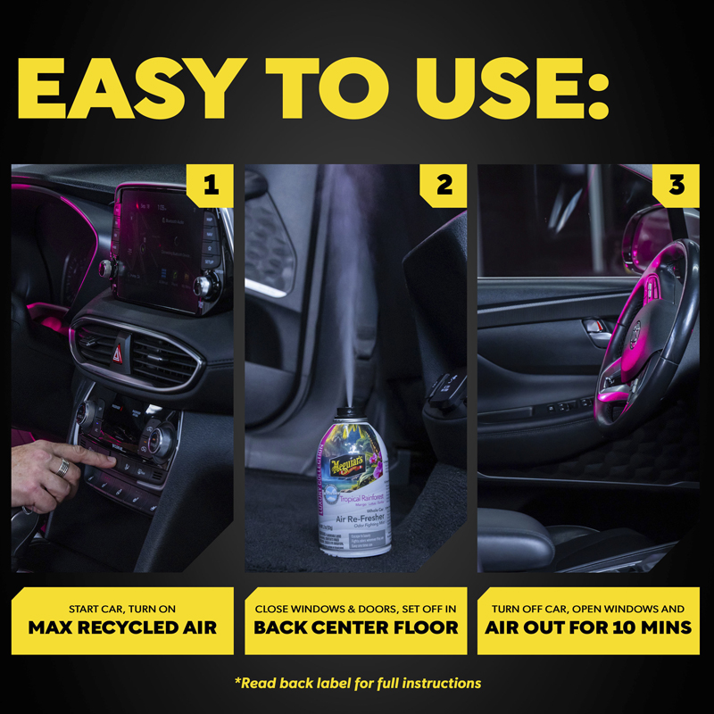 Meguiar's Tropical Rainforest Car Air Re-Fresher Aerosol 57gr